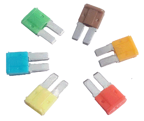 MICRO2型插片保險絲，迷你長腳插片保險絲，257插片保險絲  CE ROHS